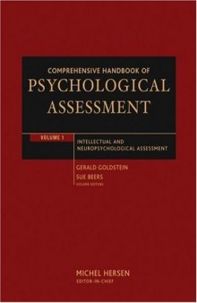Comprehensive Handbook of Psychological Assessment, Intellectual and Neuropsychological Assessment (Comprehensive Handbook of Psychological Assessment)