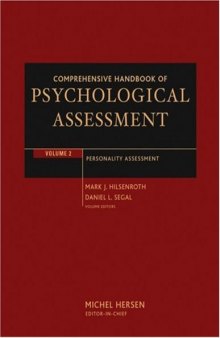 Comprehensive Handbook of Psychological Assessment, Personality Assessment (Comprehensive Handbook of Psychological Assessment)