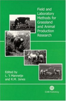 Field and Laboratory Methods for Grassland and Animal Production Research (Cabi)
