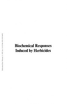 Biochemical Responses Induced by Herbicides