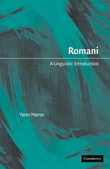 Romani: A Linguistic Introduction