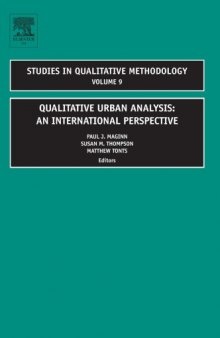 QUALITATIVE URBAN ANALYSIS : AN INTERNATIONAL PERSPECTIVE