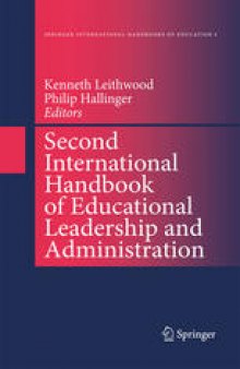 Second International Handbook of Educational Leadership and Administration