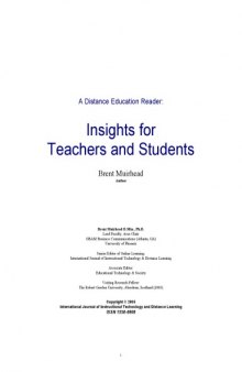 Insights for Teachers and Students