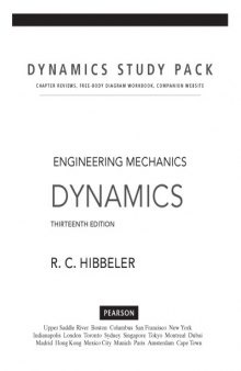 Engineering Mechanics: Dynamics, Study Pack