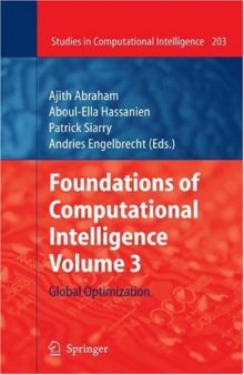 Foundations of Computational Intelligence Volume 3: Global Optimization