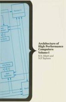 Architecture of High Performance Computers: Volume I: Uniprocessors and vector processors