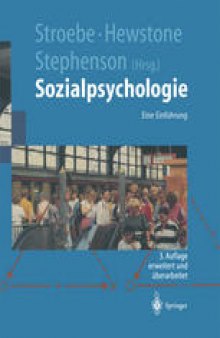 Sozialpsychologie: Eine Einführung