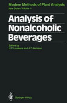 Analysis of nonalcoholic beverages