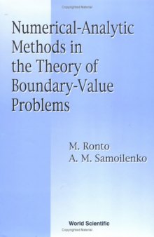 Numerical-Analytic Methods in the Theory of Boundary-Value Problems