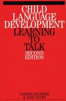 Child Language Development: Learning to Talk  