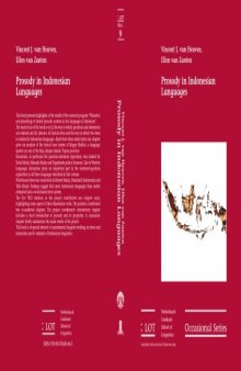 Prosody in Indonesian Languages