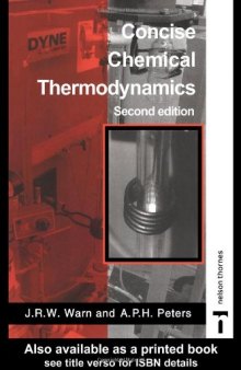 Concise Chemical Thermodynamics, 2nd Edition  