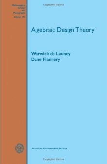 Algebraic design theory