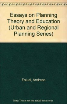 Essays on Planning Theory and Education