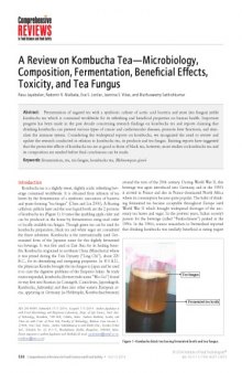 Comprehensive Reviews in Food Science and Food Safety. Vol. 13 [Article] A Review on Kombucha Tea: Microbiology, Composition, Fermentation, Beneficial Effects, Toxicity, and Tea Fungus