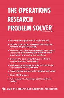 The Operations Research Problem Solver