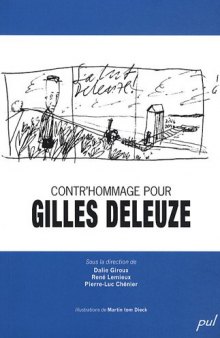 Contr'hommage pour Gilles Deleuze