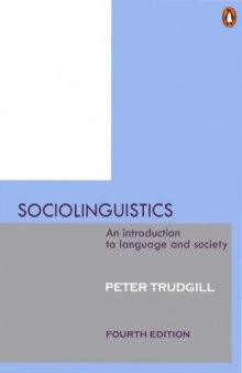 Sociolinguistics : An introduction to language and society