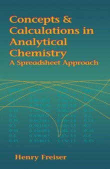 Concepts & calculations in analytical chemistry : a spreadsheet approach