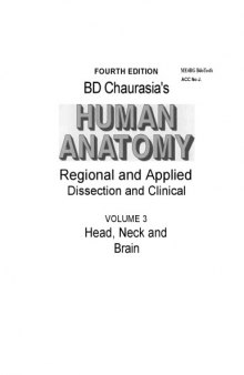 BD Chaurasia’s Human Anatomy - Head Neck & Brain (Volume 3)
