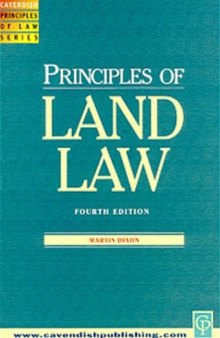 Principles of Land Law (Principles of Law)