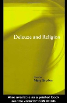 Deleuze and Religion  
