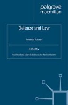 Deleuze and Law: Forensic Futures