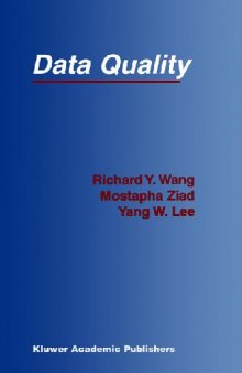 Data Quality(Advances in Database Systems Series)