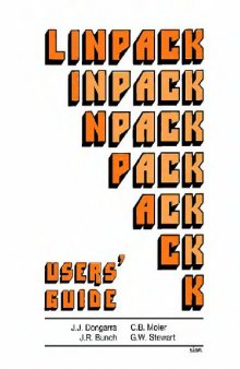 LINPACK: users' guide