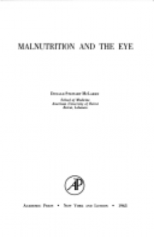 Malnutrition and the eye