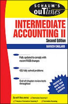 Schaum's outline of theory and problems of intermediate accounting II