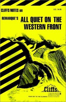 All Quiet on the Western Front Notes (Cliffs Notes)