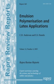 Emulsion Polymerisation and Latex Applications