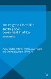 Auditing Good Government in Africa: Public Sector Reform, Professional Norms and the Development Discourse