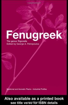 Fenugreek: The Genus Trigonella