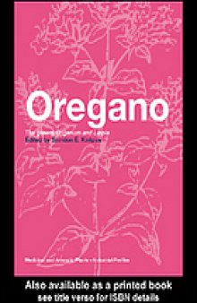 Oregano : the genera Origanum and Lippia