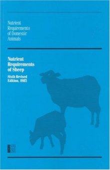 Nutrient Requirements of Sheep (Nutrient Requirements of Domestic Animals)