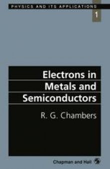 Electronics in Metals and Semiconductors