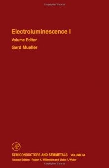 Electroluminescence I