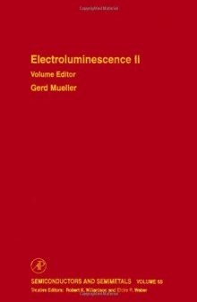 Electroluminescence II