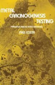 Metal Carcinogenesis Testing: Principles and in Vitro Methods