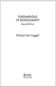 Fundamentals of Biogeography, 2nd Edn (Routledge Fundamentals of Physical Geography Series)