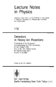 Detectors in Heavy-Ion Reactions