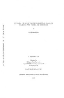 Space-Time Development of Heavy-Ion Collisions [thesis]