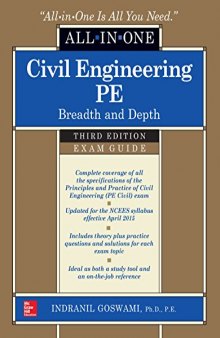 Civil Engineering All-In-One PE Exam Guide: Breadth and Depth