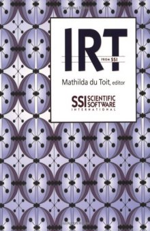 IRT from SSI: BILOG-MG MULTILOG PARSCALE TESTFACT  