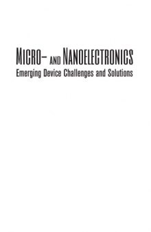 Micro-and Nanoelectronics: Emerging Device Challenges and Solutions