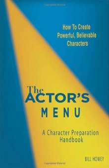 The Actor's Menu: A Character Preparation Handbook