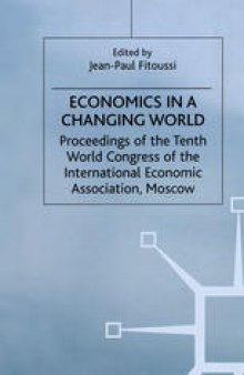 Economics in a Changing World: Volume 5 Economic Growth and Capital and Labour Markets